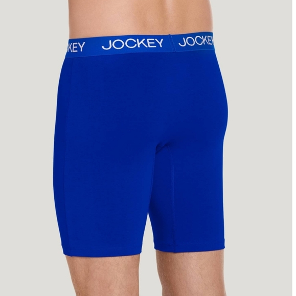🍆Jockey Sport Silver Cotton Stretch 9" Long Leg Boxer Brief🍆 - Picture 9 of 9